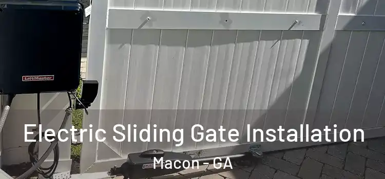 Electric Sliding Gate Installation Macon - GA